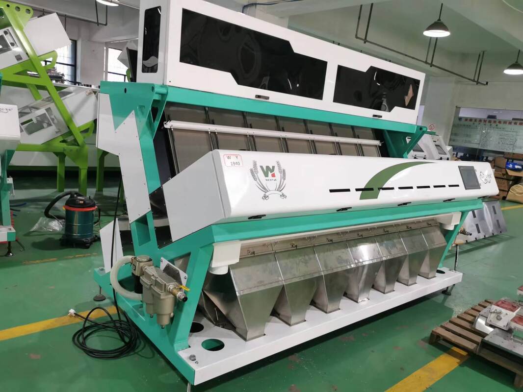 7 chute CCD Graan Nut Bean Cashew Nut Kleur Sorter RGB Rijst Kleur Sorteren Machine