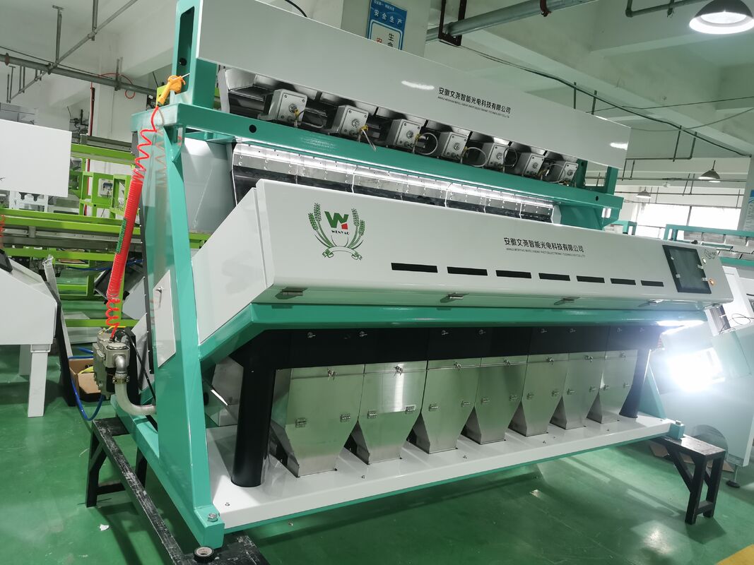 7 chute CCD Graan Nut Bean Cashew Nut Kleur Sorter RGB Rijst Kleur Sorteren Machine