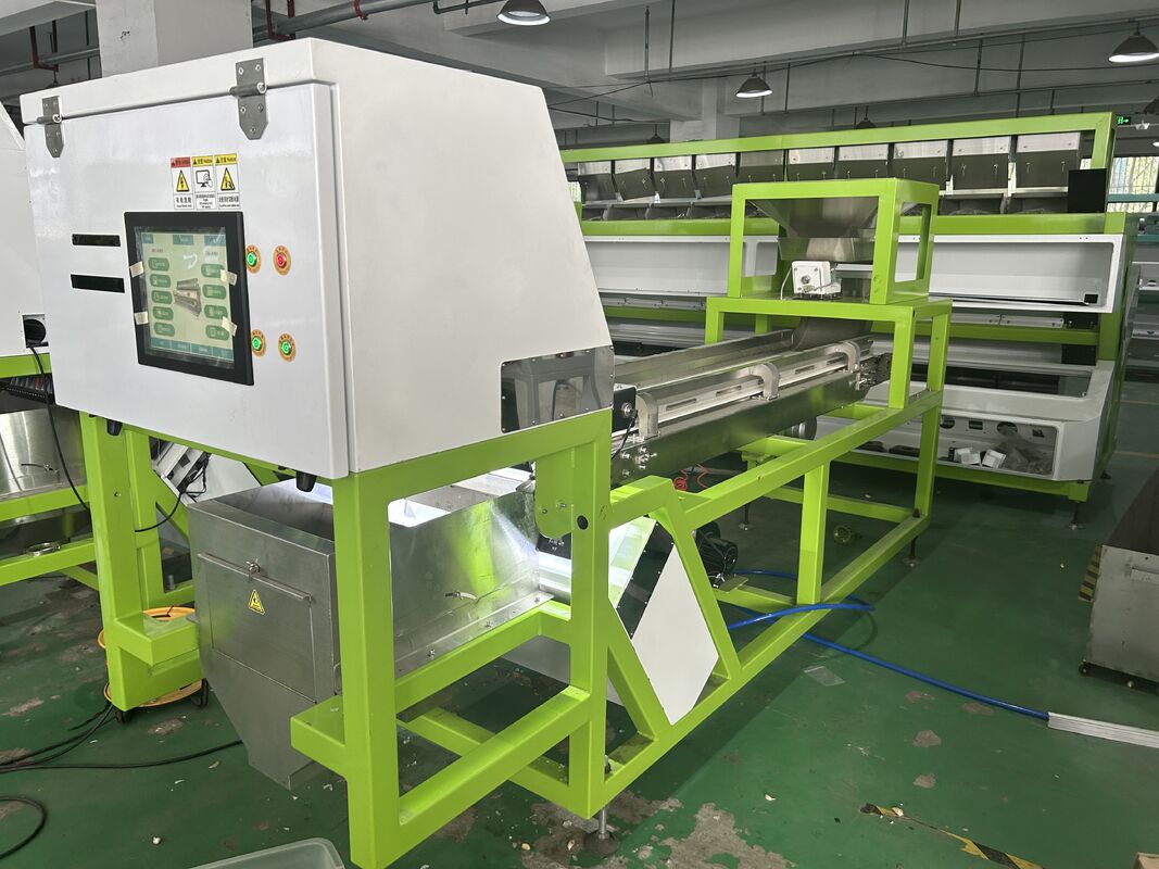 Wenyao Automatic Nut Sorter met TOSHIBA CCD Sensor, roestvrij 304 Food Grade Hopper en Wifi afstandsbediening voor efficiënte noot sortering