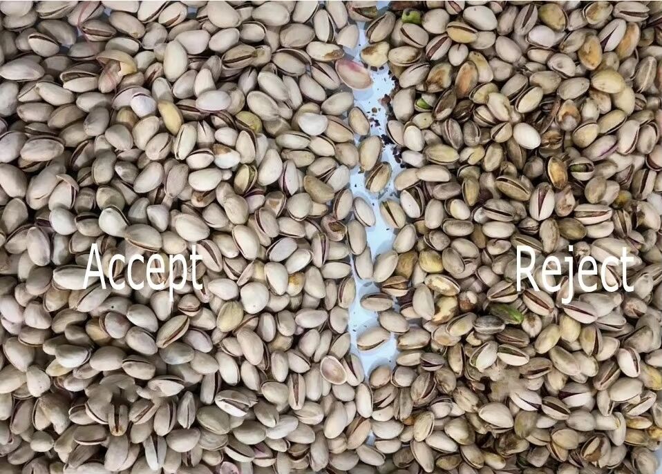 Wenyao Automatic Nut Sorter met TOSHIBA CCD Sensor, roestvrij 304 Food Grade Hopper en Wifi afstandsbediening voor efficiënte noot sortering