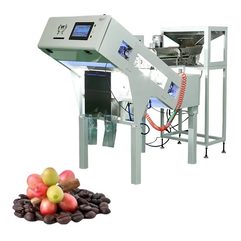 Compacte riemkleur sorteermachine met TOSHIBA sensor en Wifi afstandsbediening voor efficiënt sorteren van fruit