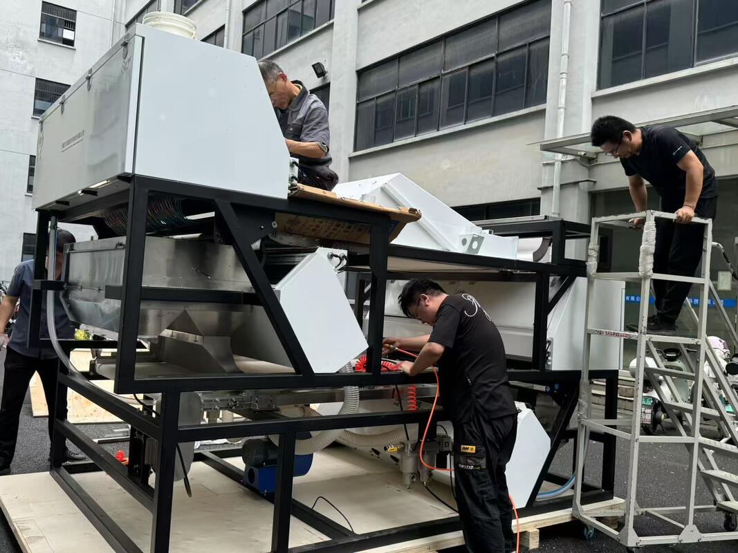 Quartz Sand Color Sorter Machine Hoog zuiverheid Quartz Stone Color Sorting Separator Equipment