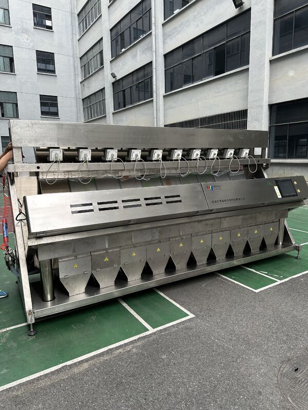 Wenyao 10 Chute 640 Channels Grote capaciteit Kleur sorteermachine voor bonen Mung Bonen Nierbonen Optische sorteermachine voor noten sorteren