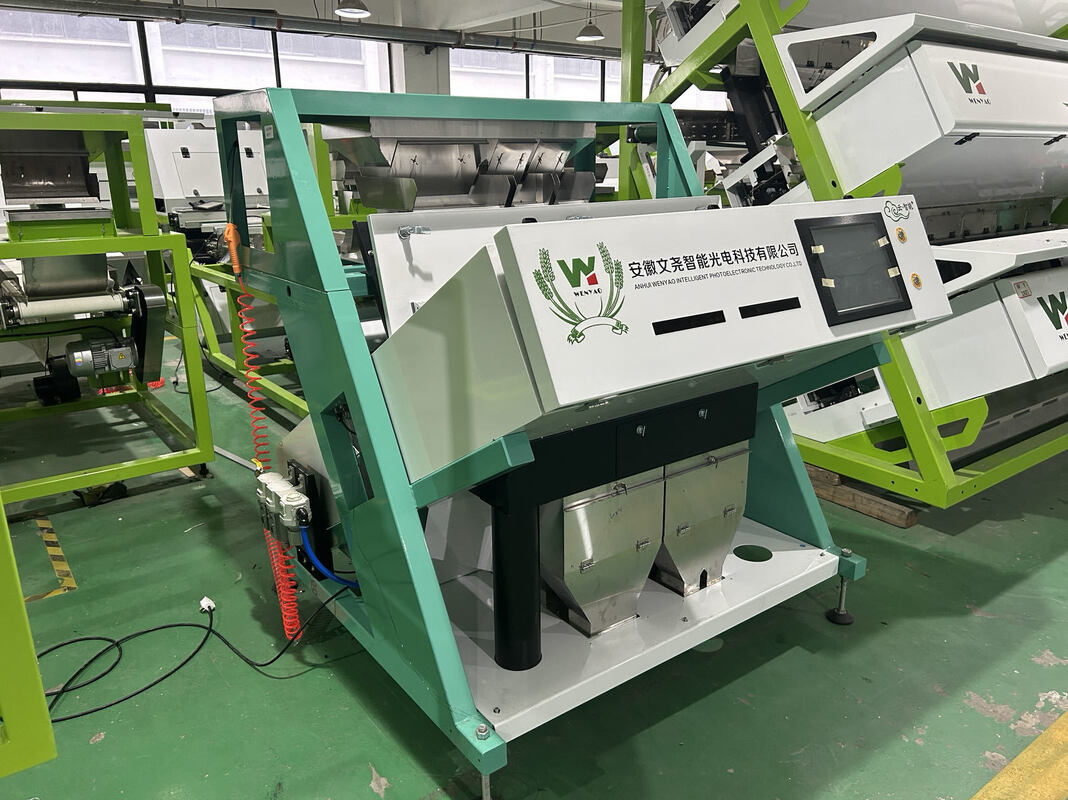 Wenyao Hoge Sorteerprecisie Rijst Kleursorteermachine Optische Sorteermachine voor Graanreiniging met Luchtcompressor Luchtketel