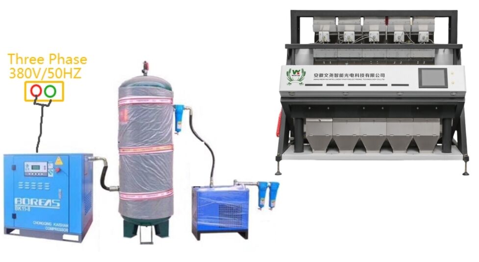 Wenyao 5 Chute Intelligente Optische Sorteermachine Automatische Walnoot Kleursorteerder Machine voor Pijnboompitten Kern en Schil