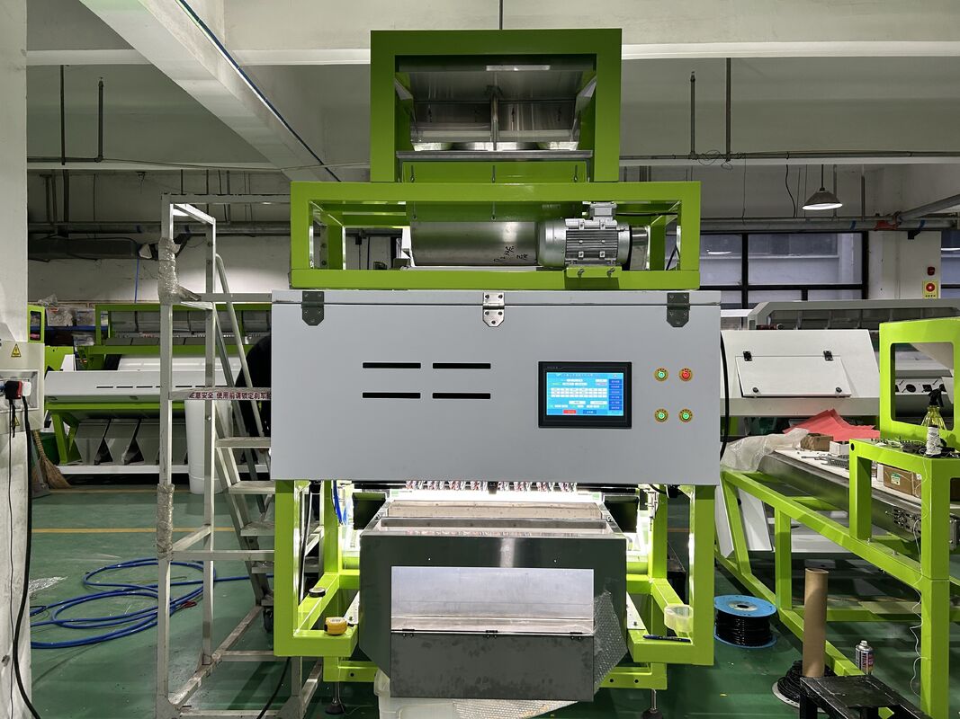 Wenyao Industriële Kleuren sorteerder met hoge sorteerprecisie voor gerecycled plastic, metaal, plastic, PVC, PET-vlokken, kleurensorteermachine met WIFI-afstandsbediening