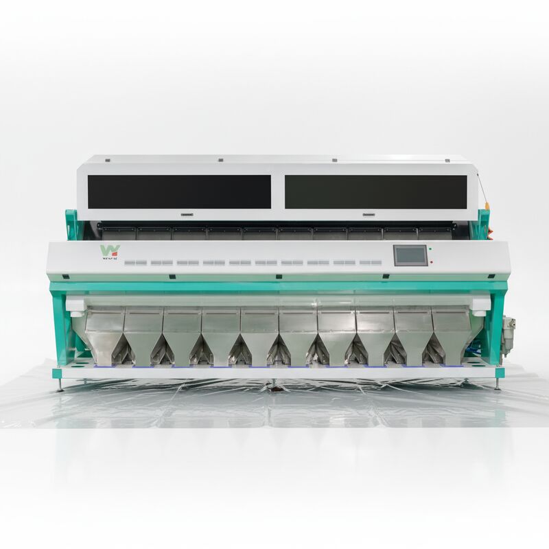 Wenyao Hoge sorteringsnauwkeurigheid ≥99,9% 10 Schachten (640 kanalen) Volkleurige RGB CCD-sensor Kleur sorteren machine