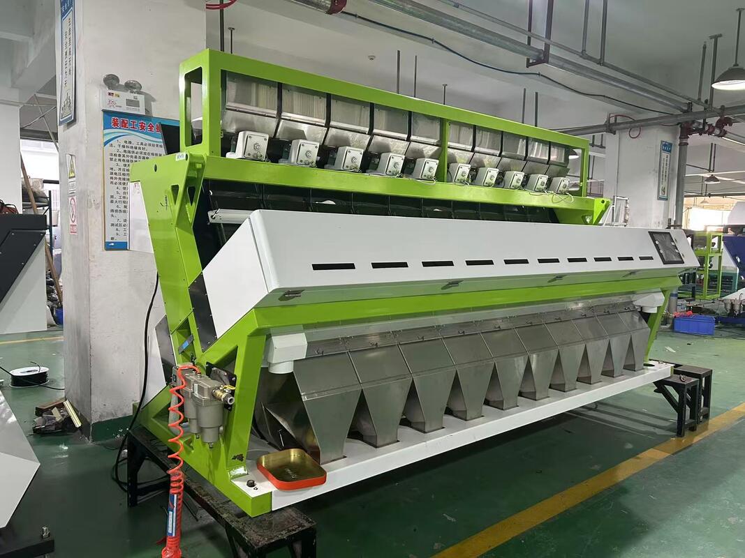 Wenyao 10 Chute 640 kanalen Grote capaciteit Linzen Mung Bean Kleur sorteermachine Optische sorteermachine voor het sorteren van noten