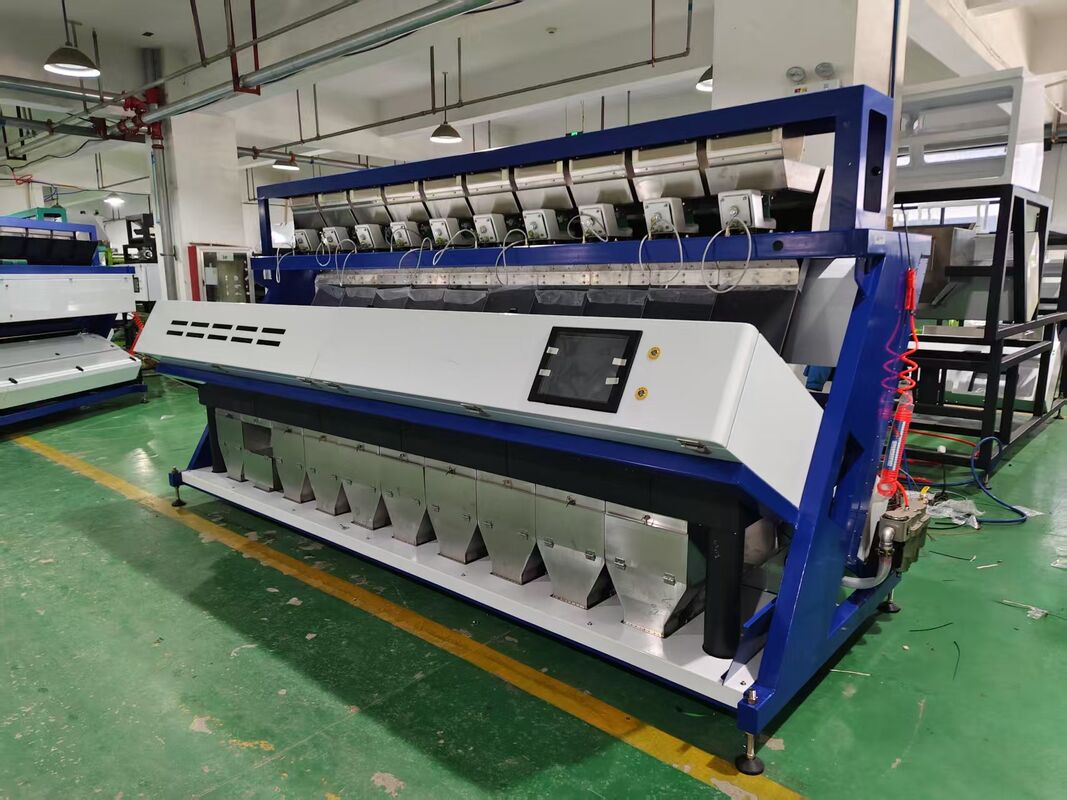 Wenyao 10 Chute 640 kanalen Grote capaciteit Linzen Mung Bean Kleur sorteermachine Optische sorteermachine voor het sorteren van noten
