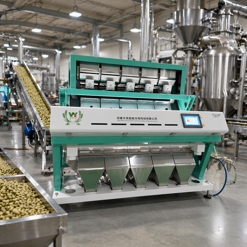 Wenyao AI Optische Sorteermachine Kleursorteerder voor Caturra Koffiebonen Groene Koffie Kersen Vormsorteerder Machine