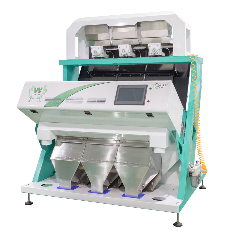 Intelligente bokweed kleur sorteermachine tarwe haver quinoa scheiding machine 3 schachten 6 camera's