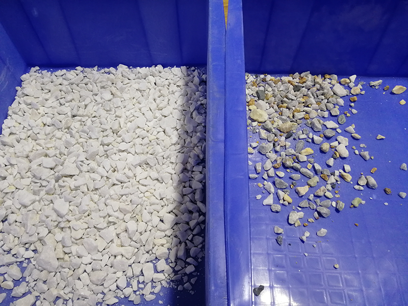 Hoge Capaciteit 10 Kanalen SS316 Anti-Corrosieve Zout Kwarts Mineraal Kleursorteermachine met 99,99% Sorteernauwkeurigheid