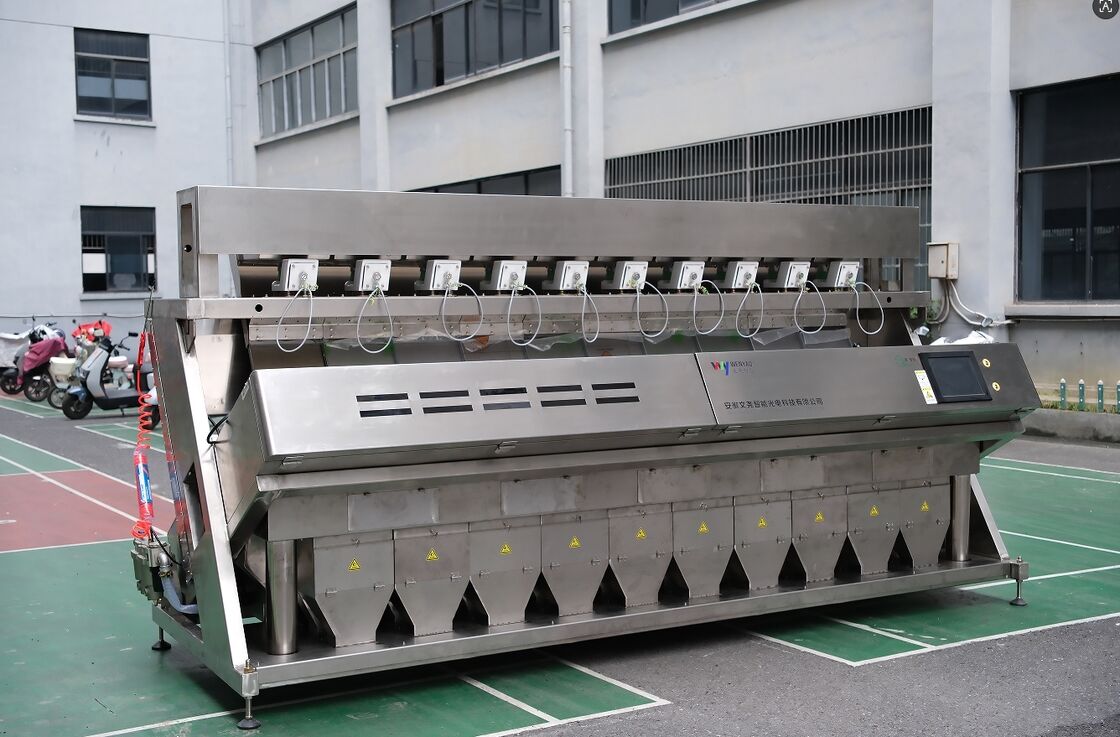 Hoge Capaciteit 10 Kanalen SS316 Anti-Corrosieve Zout Kwarts Mineraal Kleursorteermachine met 99,99% Sorteernauwkeurigheid