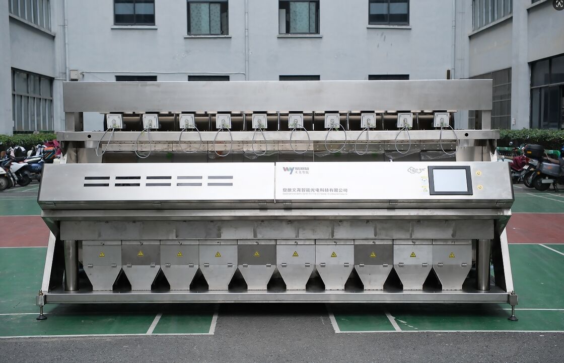 Hoge Capaciteit 10 Kanalen SS316 Anti-Corrosieve Zout Kwarts Mineraal Kleursorteermachine met 99,99% Sorteernauwkeurigheid