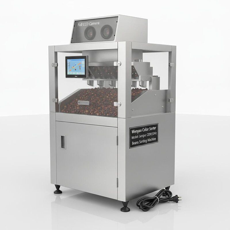 Bonen sorteermachine met volledige Ccd camera voor Juniper van Wenyao Kleur Sorter en 220V/50Hz stroomtoevoer