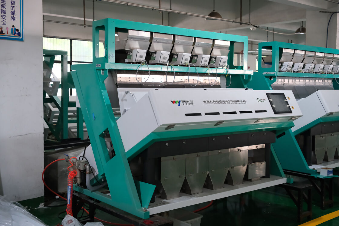 Hoge nauwkeurigheid 99,99% Wenyao Automatische zonnebloempitten sorteermachine CCD kleur sorter met 5 schachten 320 kanalen en voedsel kwaliteit 304 roestvrij staal