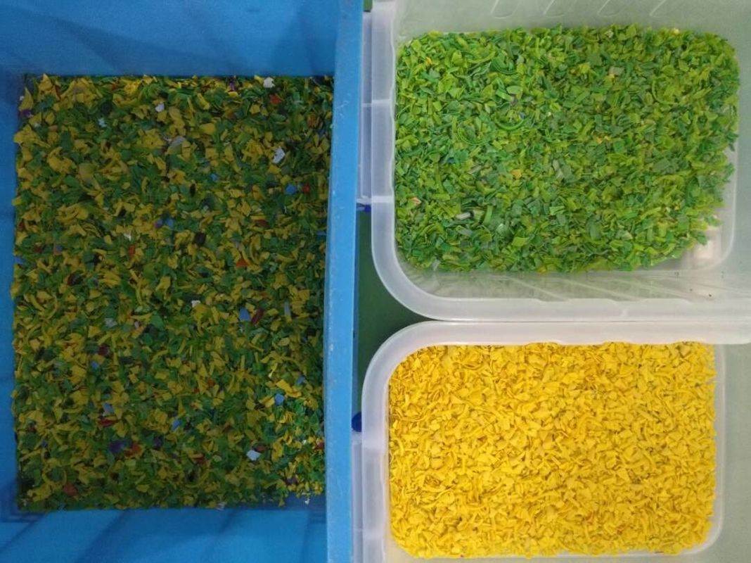 Fabriek Wenyao Direct leveren Afval recycling Sorteren PVC PE Plastic Flake Color Sorter