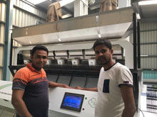 Van de de Rijstkleur van Nigeria de Sorteerders Slimme Machine voor Gestoomde Rijst die Fabrieksprijs sorteren
