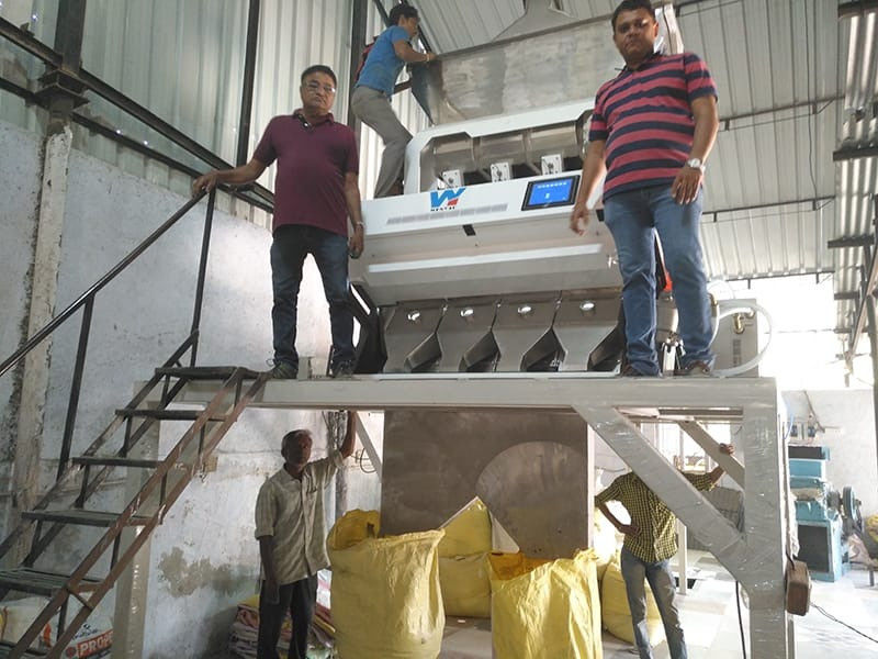 WENYAO Color Sorter Machine For-Boon 4 van de Rijstkorrel Hellingen