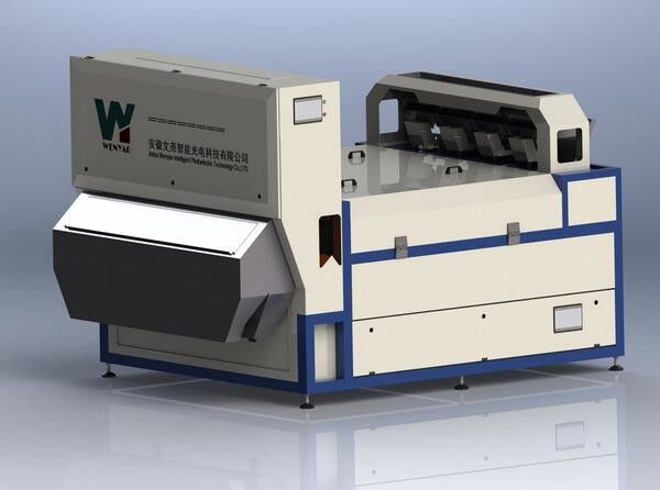 2022 Nieuwe van het het Ertspoeder van het Ontwerproestvrije staal Automatische de Kleurensorteermachine voor Ertsmineraal