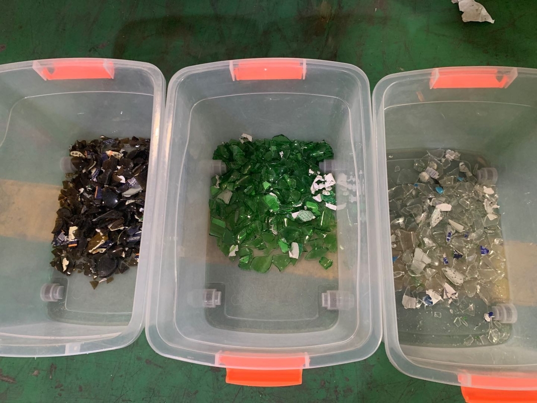 De optische Sorteermachine van het Twee Laagglas voor Gemengd Gekleurd Bruin Blauw Glas