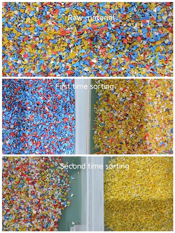 2 de Sorteerdersmachine van de hellingen Blauwe Plastic Kleur van WENYAO With 99,99% Sorterende Nauwkeurigheid