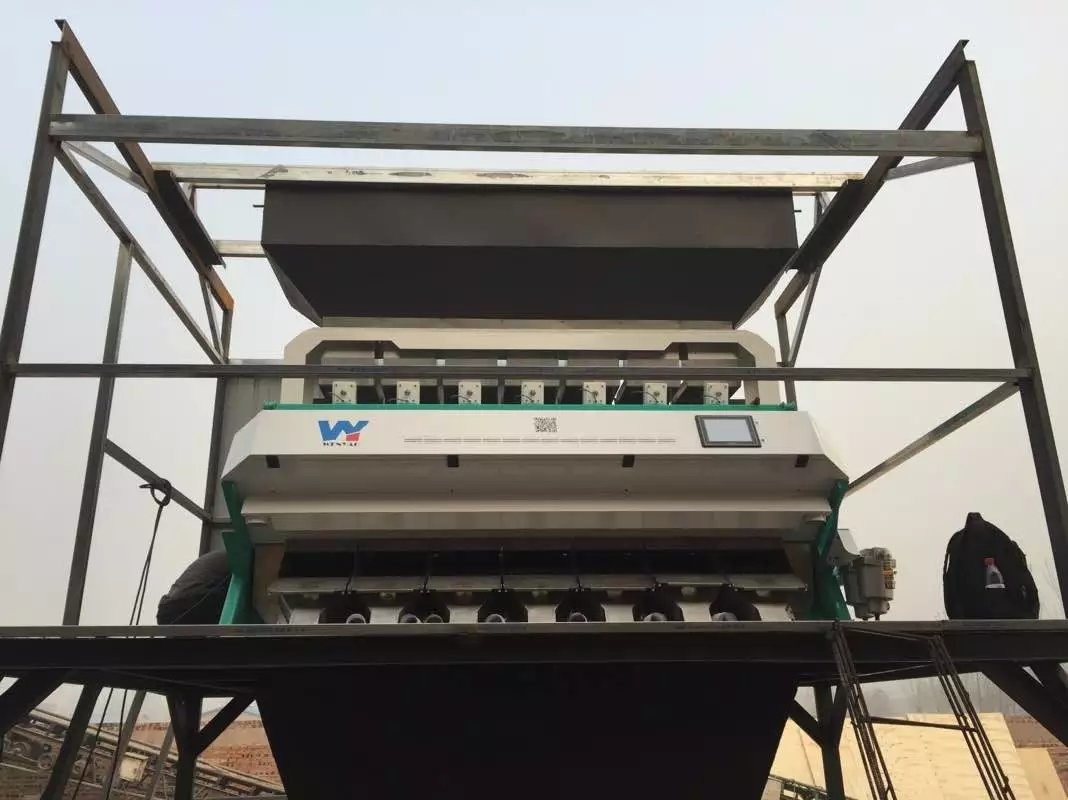 Geblancheerde de Sorteerdersmachine van de Rijstkleur met Metaaluitwerper
