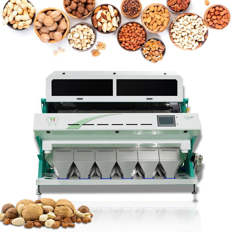 Macadamia de Pistaches van de Hazelnotenamandelen van Nootwenyao color sorter for walnuts