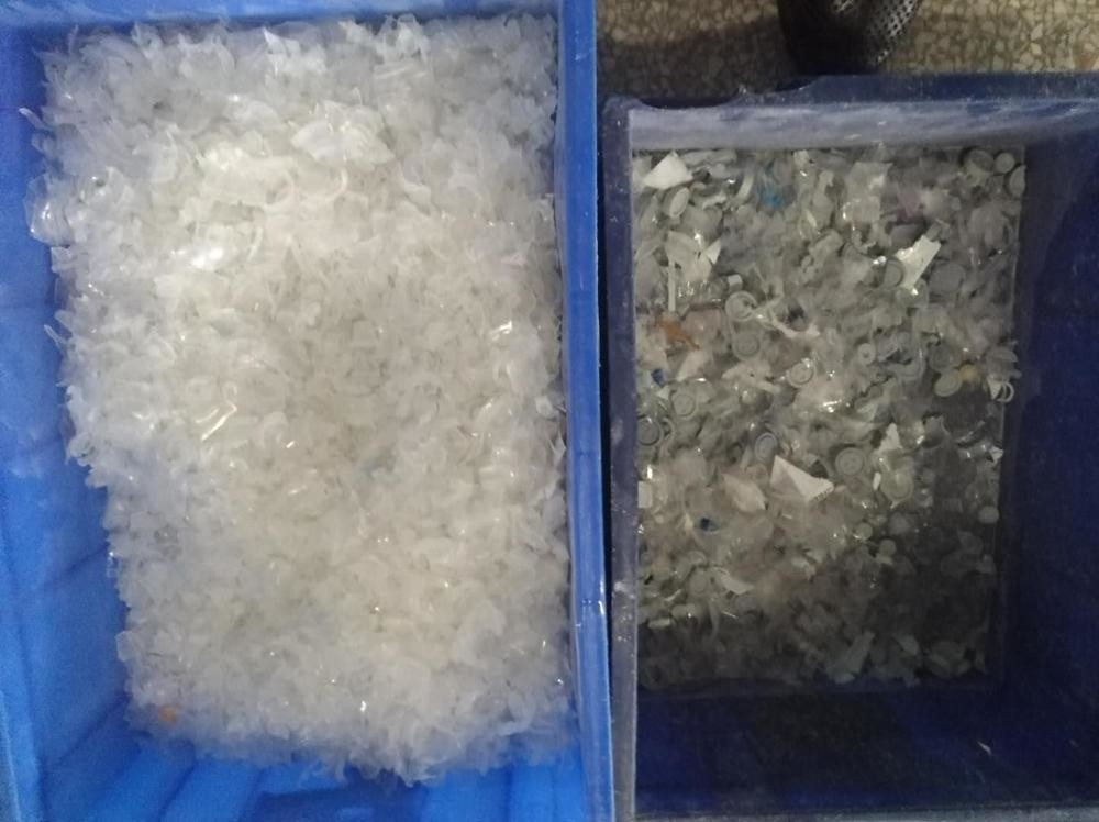 7 ABS van pvc van het hellings de Goedkoopste pp Huisdier Sorteermachine van de Vlokkenkleur voor Plastic Recyclingslijn