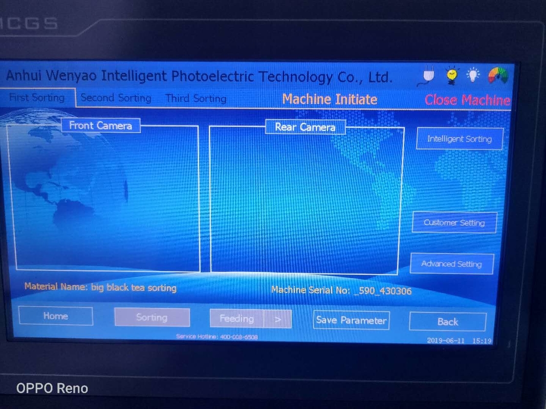 De intelligente van de de Kleurensorteermachine van Pompoenzaden van de de Sesamwatermeloen Sorteerder van de het Zaadkleur