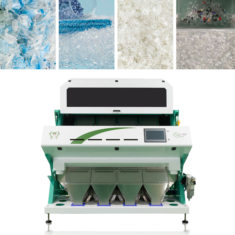 256 Kanalen met Toshiba-ABS van het Camerahuisdier van het Schroot Plastic Vlokken van pvc de Kleurensorteermachine