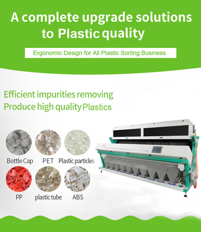 Gerecycleerde Gemengde Plastic de Sorteermachineiso9001 Goedkeuring van de Vlokken Multifunctionele Kleur