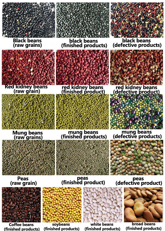 De rode Groene Productie van Bean Cardamom Multifunction Color Sorter 3t/H
