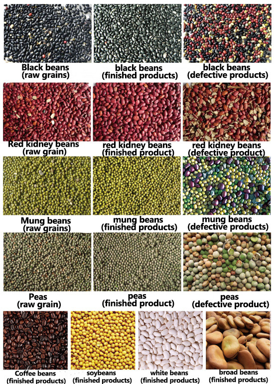 De rode Groene Productie van Bean Cardamom Multifunction Color Sorter 3t/H