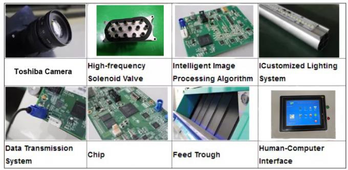 6 Chute Intelligente Optische CCD Camera PET PVC HDPE Plastic Kleur Sorter Machine Wifi afstandsbediening 5