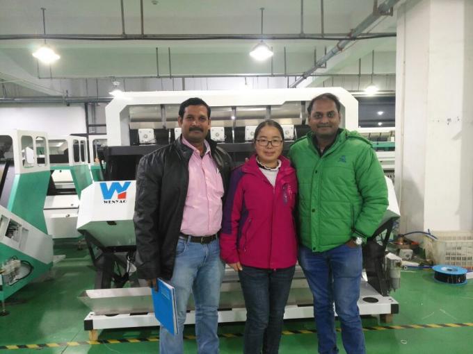 10 Chute Groen Blauw Bruin Wit Glas Kleur Sorter Machine voor kleur sorteren met WiFi afstandsbediening 12