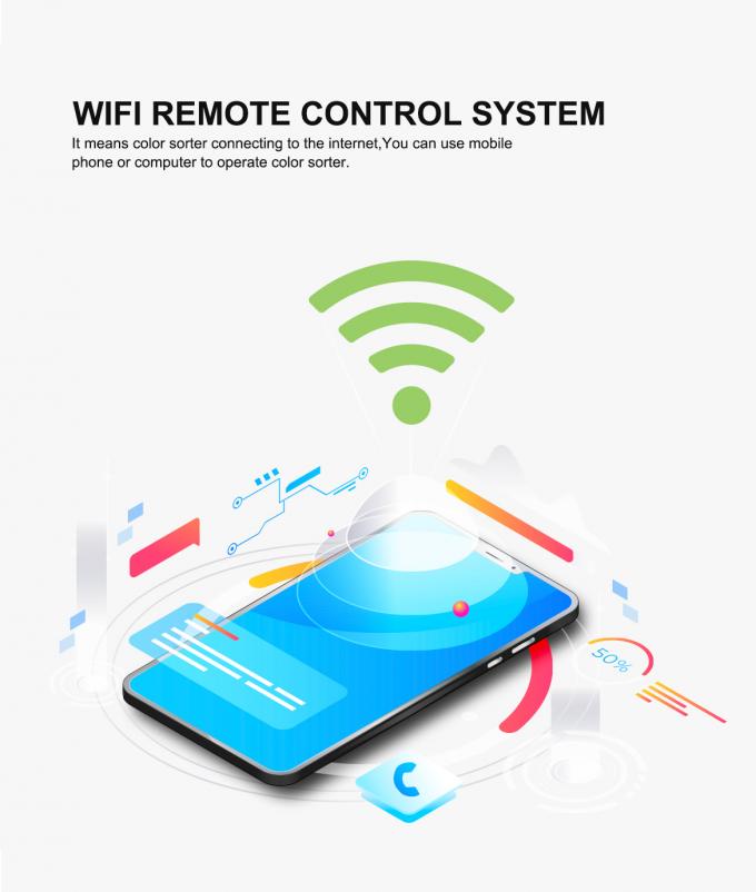 Hoge snelheid zelfreiniging voor granen rijstbonen Sorteren Operaties Kleur sorteren machine 7