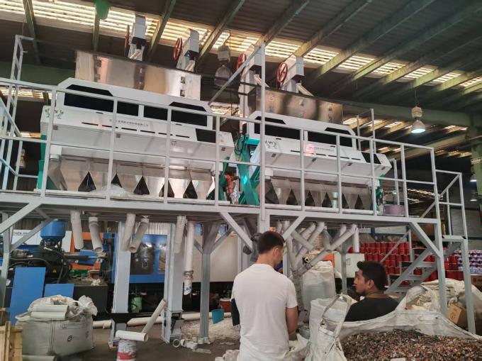 Zwarte kunststofvlokken Kleur sorteren machine Intelligente CCD kleur sorteren High Efficiency kleur scheiden machine voor PVC PET 20