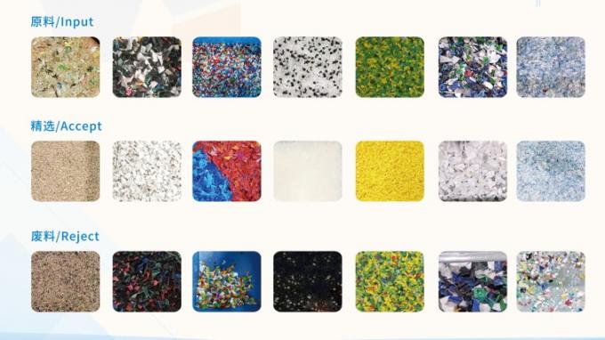 Zwarte kunststofvlokken Kleur sorteren machine Intelligente CCD kleur sorteren High Efficiency kleur scheiden machine voor PVC PET 2