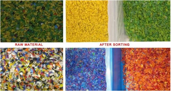 Weanyao High Efficiency Polymer Sorter Machine PET flessenvlokken Plastic kleur sorteren machine 10