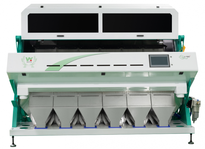 Intelligente 6 chute cashewnoot kleur sorteren machine met Toshiba CCD sensor en RGB camera 5