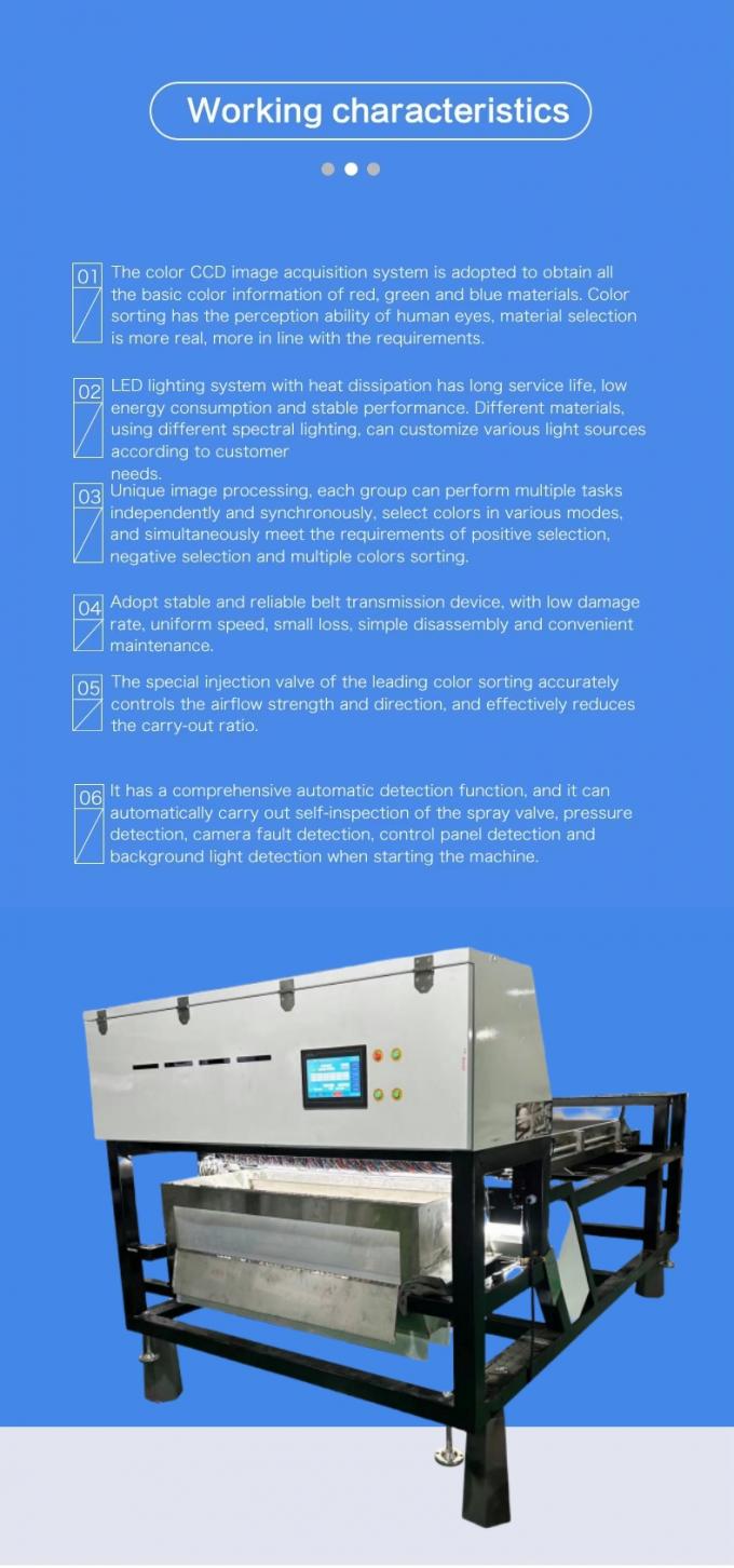 Wenyao Automatische Kleurscheiding Verse Blauwe Bes Jeneverbes Kleursorteermachine 2