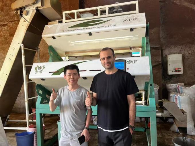 Wenyao CCD optische kleursorteermachine voor koffiebonen Granen Rijst 14