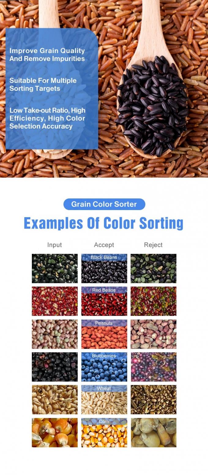 Wenyao Farm Machines Mini Optical Sorter Leverancier Tarwe Kleur Sorter 6